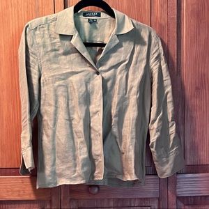 Ralph Lauren Linen blouse jacket with buttons